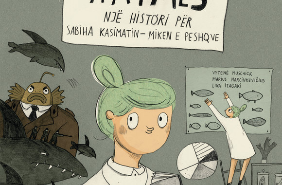 Komiksų knyga „Prieš srovę: žuvų draugės Sabihos Kasimati istorija“