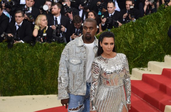 Kim Kardashian ir Kanye Westas