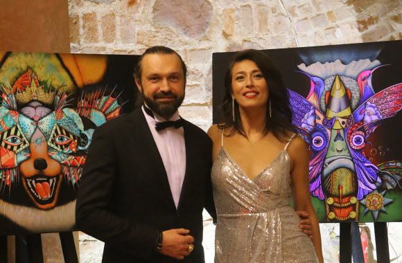  Valerijaus Šatunovo parodos „Glowing Fantasy” atidarymas/ Organizatorių nuotr.