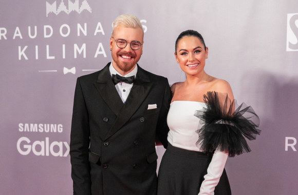 Raunojo kilimo vedėjai Simona Nainė ir Robertas Kalinkinas/Teodoro Biliūno nuotr.