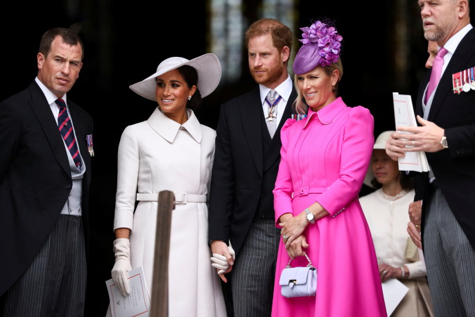 Princas Williamas ir Kate Middleton pamaldose už Elizabeth II / „Scanpix“ nuotr.