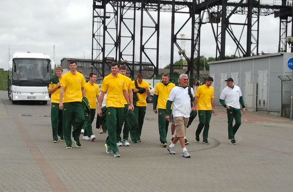 Lietuvos krepšinio rinktinės nariai išbandė jėgas buriuodami Kuršių mariose