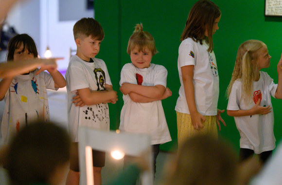 Vaikų stovykla MO muziejuje/ Ryčio Šeškaičio nuotr.