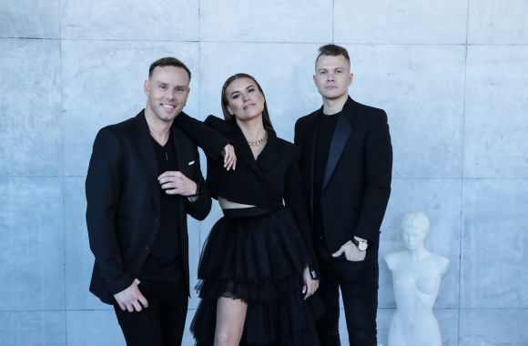 Emilija Katauskaitė ir „Midnight Gents“ /  Gretos Žilinskaitės nuotr.