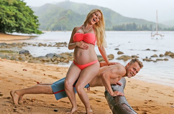 Jaukios besilaukiančios Heidi Montag ir vyro Spencerio Pratto fotosesijų akimirkos