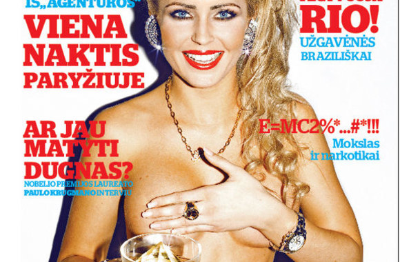 Viktorija Sakalauskaitė ant balandžio mėnesio lietuviškojo „Playboy“ viršelio