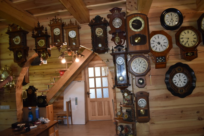 Vyto Sinkevičiaus namuose daugiau kaip šeši šimtai laikrodžių