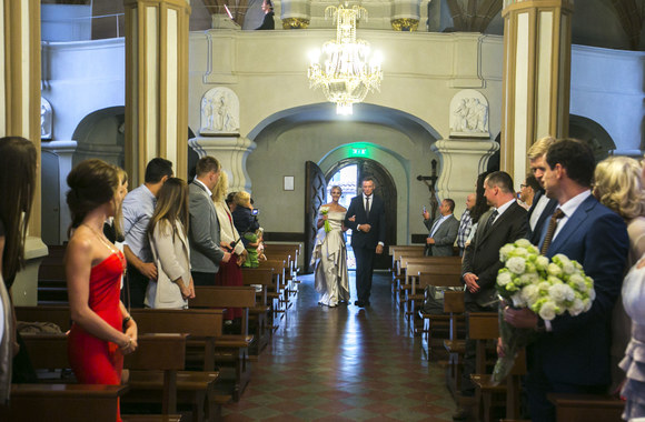 Arno Kauno ir Indrės Montvilaitės vestuvių akimirka