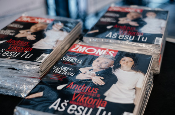 Projekto „Aš Esu Tu“ pristatymo akimirka / Martyno Ozolo nuotr