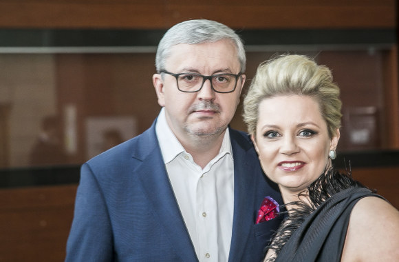 Audrius Siaurusevičius su žmona Ingrida