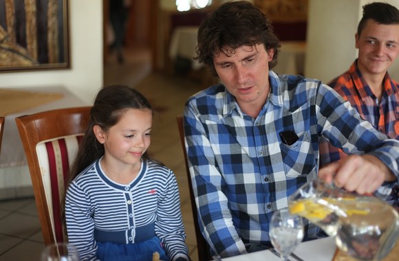 Filmo „Pakeliui“ filmavimo akimirka