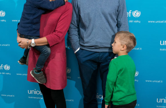 UNICEF vakaro svečiai