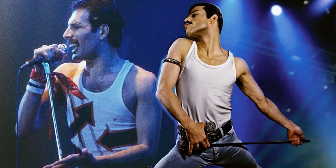 Freddie Mercury ir Rami Malekas