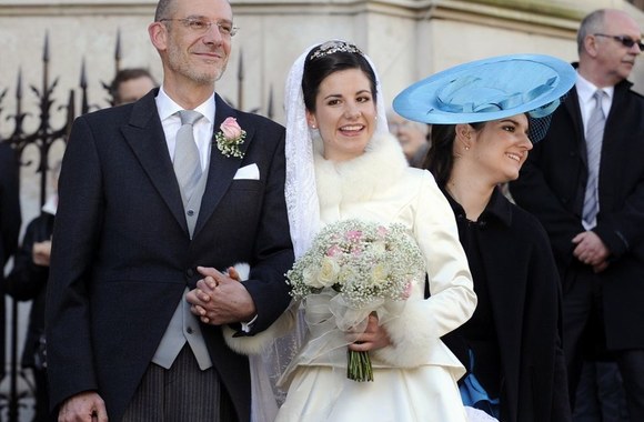 Adelaide Drape-Frisch su tėvu Philippe'u