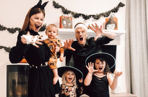 Laura Mazalienė, Šarūnas Mazalas ir jų vaikai / Asmeninio albumo nuotr.