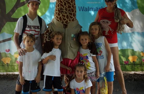 Erika Santos su vaikais