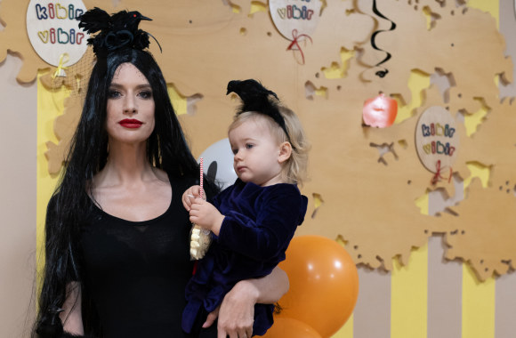 Erika Purauskytė su šeima atšventė Heloviną / Organizatorių nuotr.