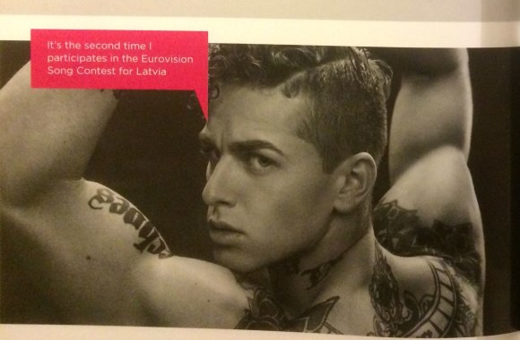 Oficialiame „Eurovizijos“ leidinyje Donatas Montvydas pristatytas kaip Latvijos atstovas