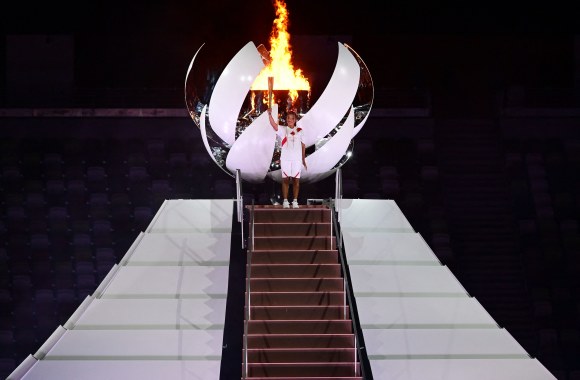 Tokijo vasaros olimpinių žaidynių atidarymo ceremonija / „Scanpix“ nuotr.