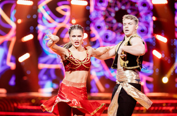 Dovydas Laukys ir Melisa Valinovič / D.Umbraso / LRT nuotr.