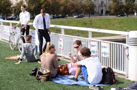 Iškylos ant Baltojo tilto akimirka