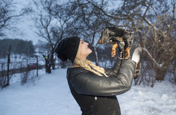 Skaiva Kraujalė su augintiniu