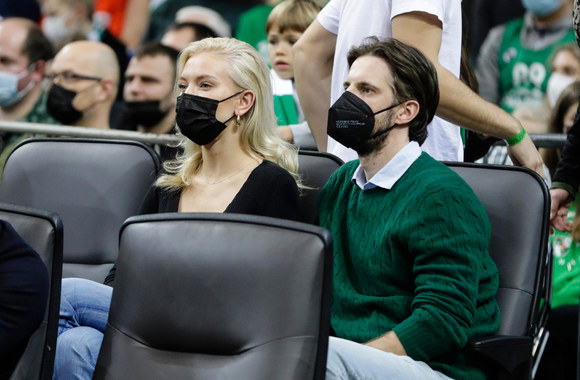 Justinas Jarutis su širdies drauge Urte / Teodoro Biliūno nuotr.