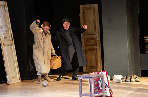 Aktoriaus Mindaugo Capo jubiliejus ir aktorių sveikinimas Vilniaus Mažajame teatre