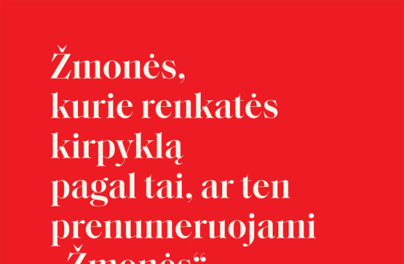 „Žmonės“ reklamos kampanija orientuota į žmones, žurnalą skaitančius nereguliariai
