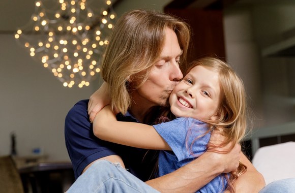 Verslininkas Arnas Jurskis su dukra Lukrecija / Asmeninio albumo nuotr.
