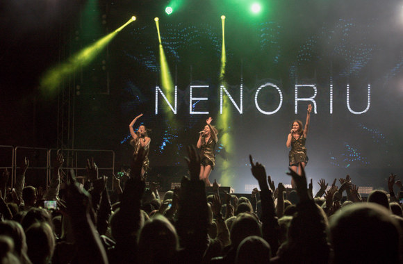 Grupių „Man-go“ ir „Pikaso“ koncerto akimirka / Žanetos Bytautienės ir Eduardo Girjoto nuotr.