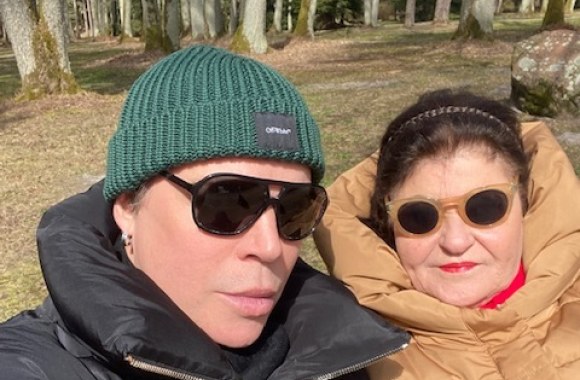 Juozas Statkevičius su mama Vanda / Asmeninio archyvo nuotr.