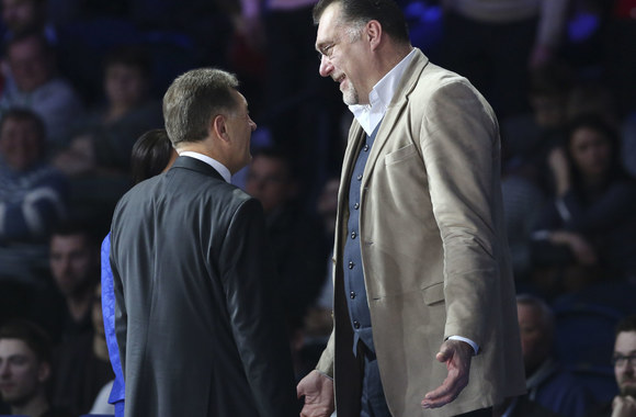 Algirdas Butkevičius ir Arvydas Sabonis