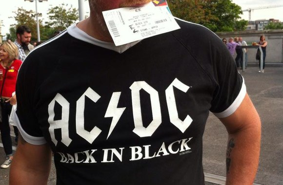 AC/DC koncertas Dubline