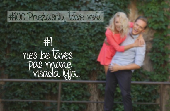 Kadras iš Žygimanto Gečo ciklo „#100priežasčiųtavevesti“