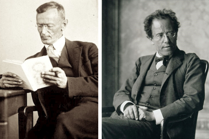 H. Hesse ir G. Mahlerio fotokoliažas