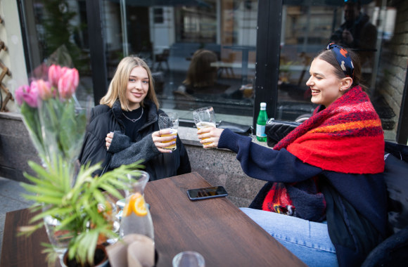 Lauko kavinės Vilniuje atvėrė duris / Irmanto Gelūno / „ŽMONĖS Foto“ nuotr.