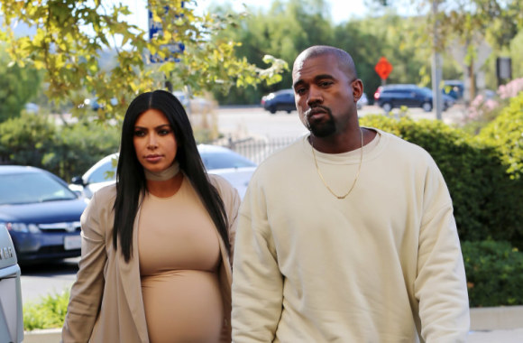 Kim Kardashian ir Kanye Westas
