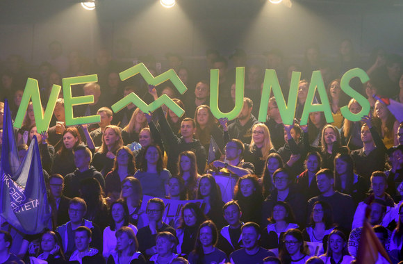 Televizijos projekto „Kadagys“ akimirka