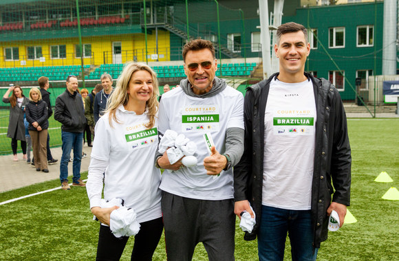 (LFF) stadione įvyko renginys „Pažink pasaulį futbolo aikštelėje“