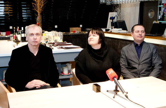 Gintaras Rinkevičius,  Dalia Ibelhauptaitė ir Tadas Girininkas