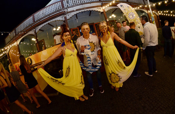 Vakarėlio klube „Mojo Lounge“ Palangoje akimirka