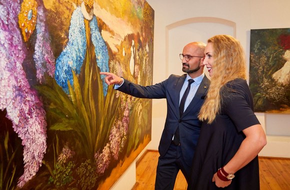 Sigito Staniūno parodos akimirkos