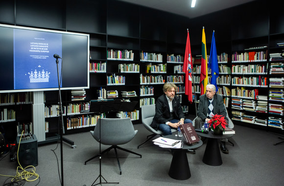 Algimanto Bučio knygos pristatymo akimirka