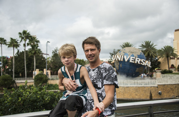 Giedrius Masalskis su sūnumi