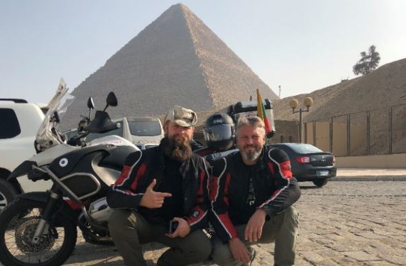 Rimo Bružo ir Aurimo Mockaus kelionės motociklu akimirkos