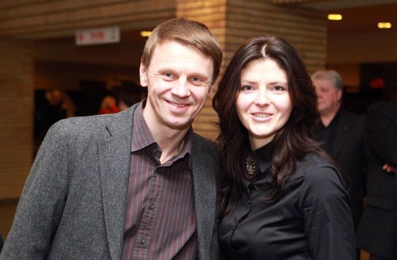 Rolandas Kazlas su žmona Sigita  