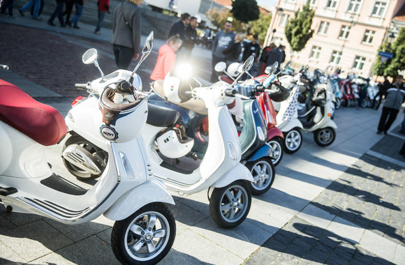 „Vespų“ sezono uždarymo akimirka