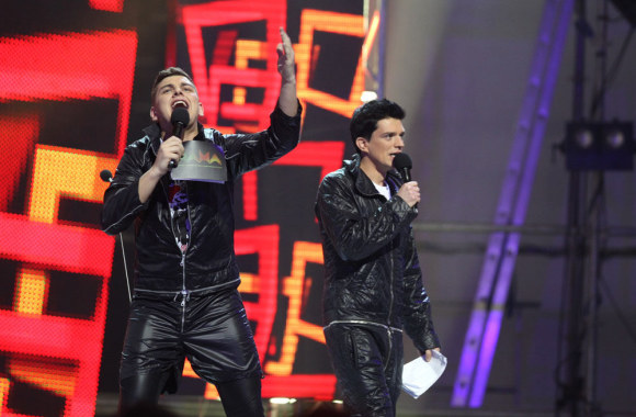 Jonas Nainys (dešinėje) ir Rolandas Mackevičius