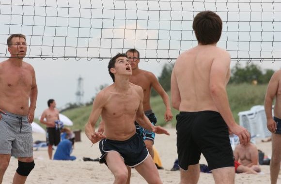 Donatas Montvydas ilgąjį savaitgalį leido Nidos paplūdimyje.